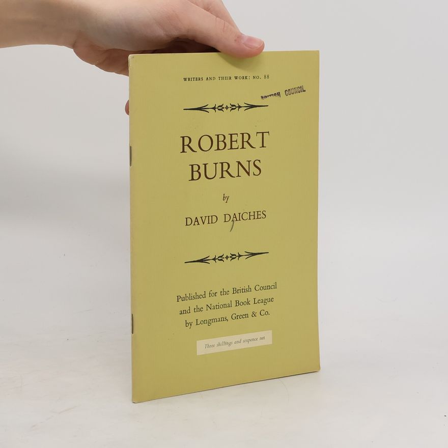 David Daiches Robert Burns