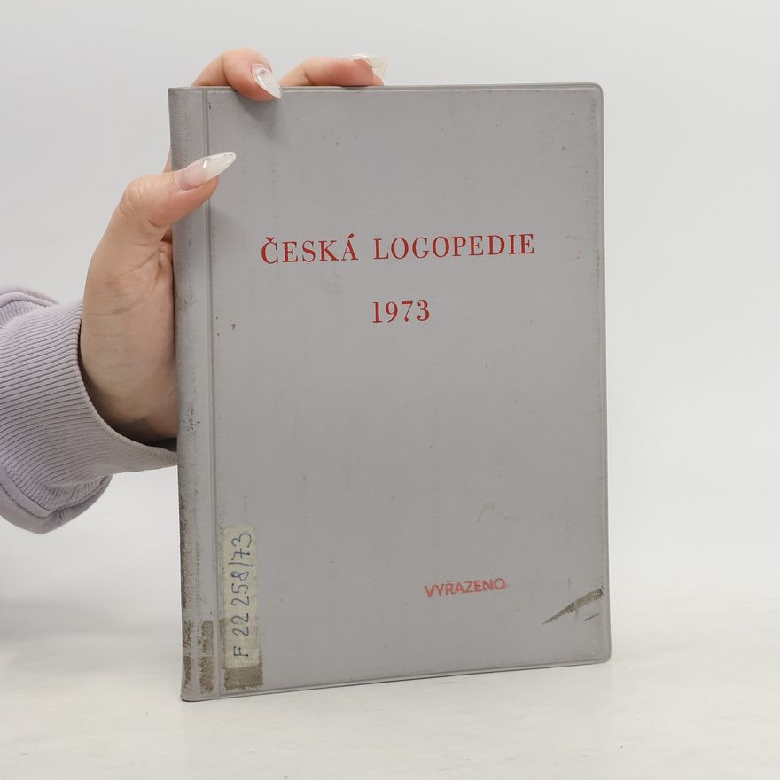 Autorenkollektiv Česká logopedie 1973