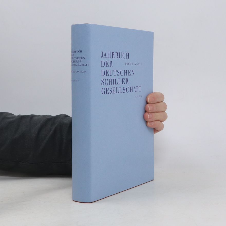 Alexander Honold Jahrbuch der Deutschen Schillergesellschaft 65/2021