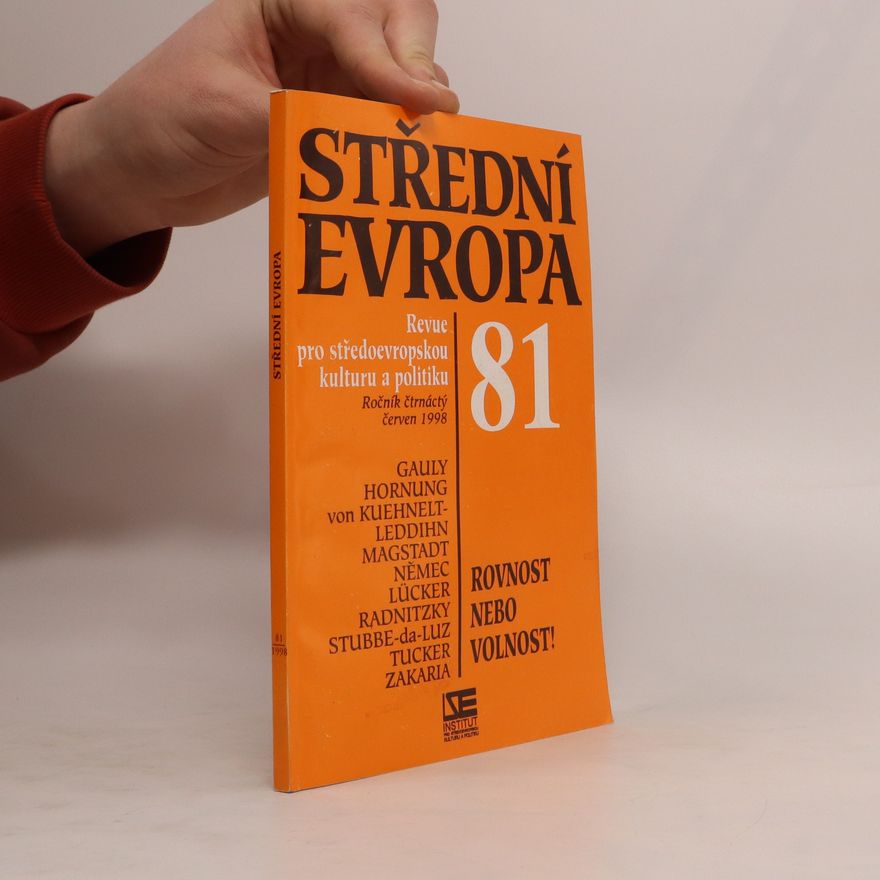 Autorenkollektiv Střední Evropa 6/1998. Revue pro středoevropskou kulturu a politiku