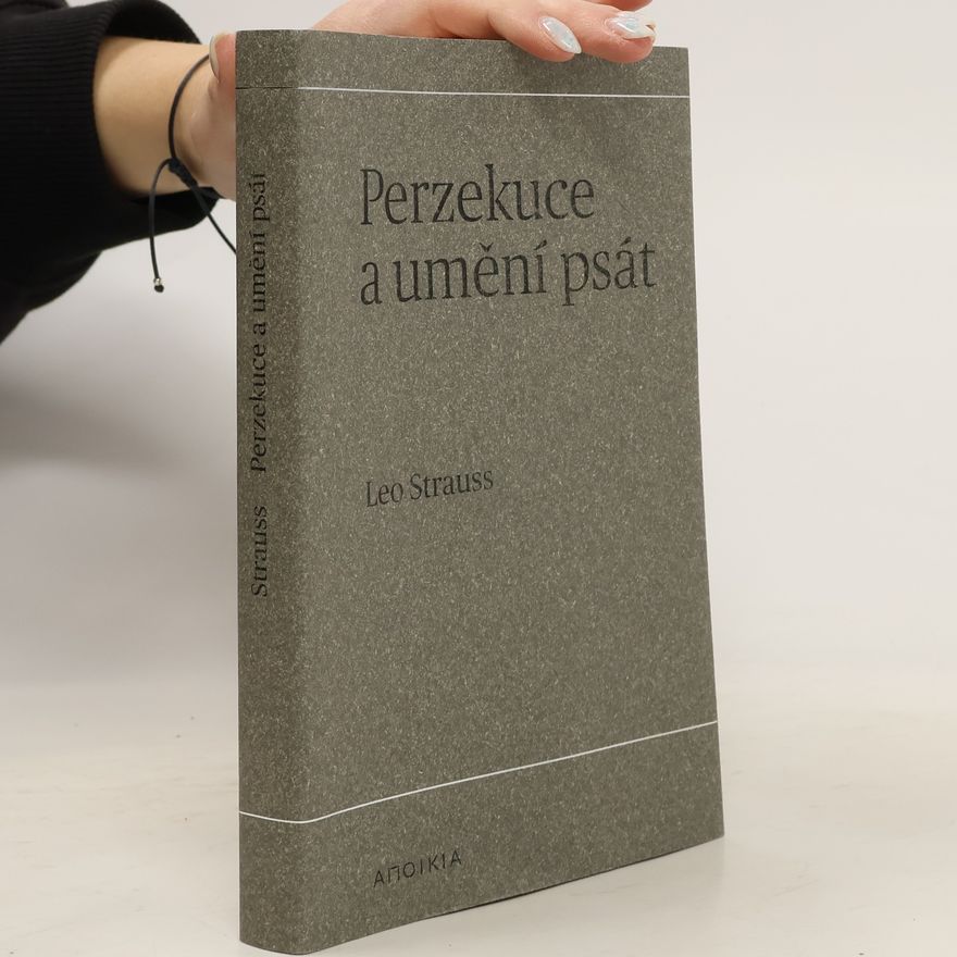 Tomáš Suchomel Perzekuce a umění psát