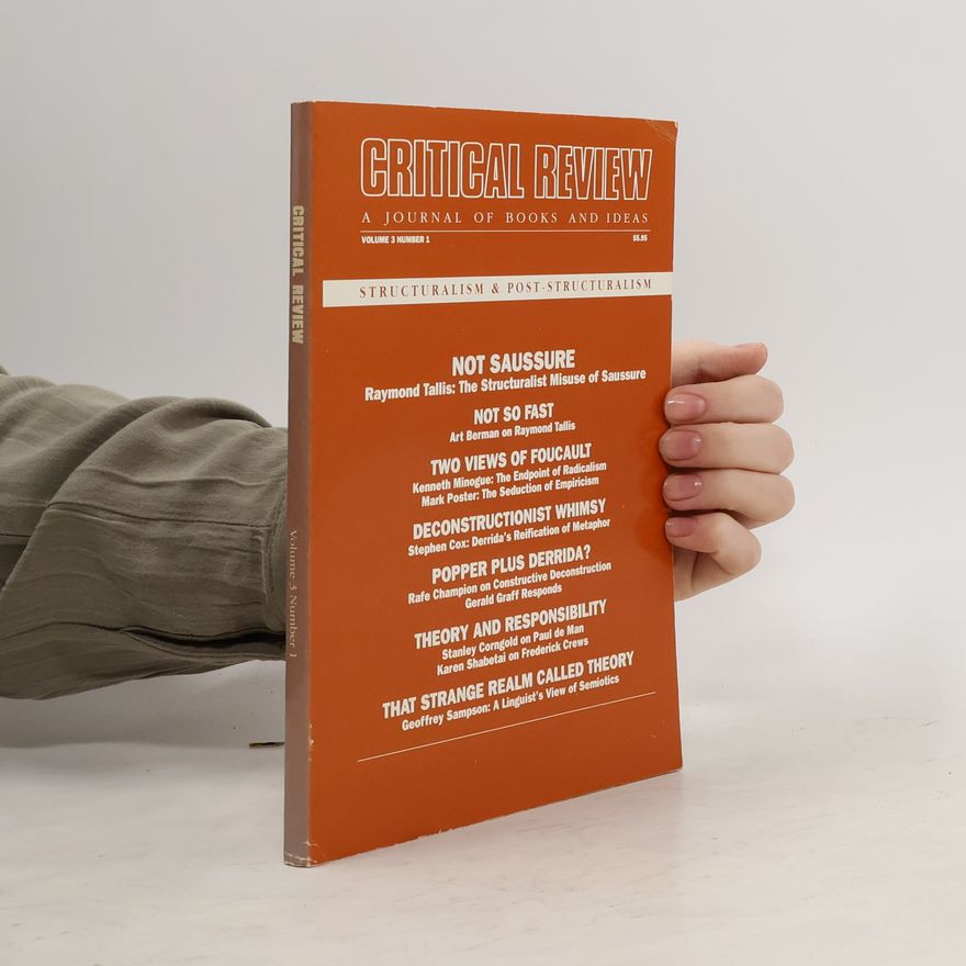 Various authors Critical Review vol. 3, n. 1