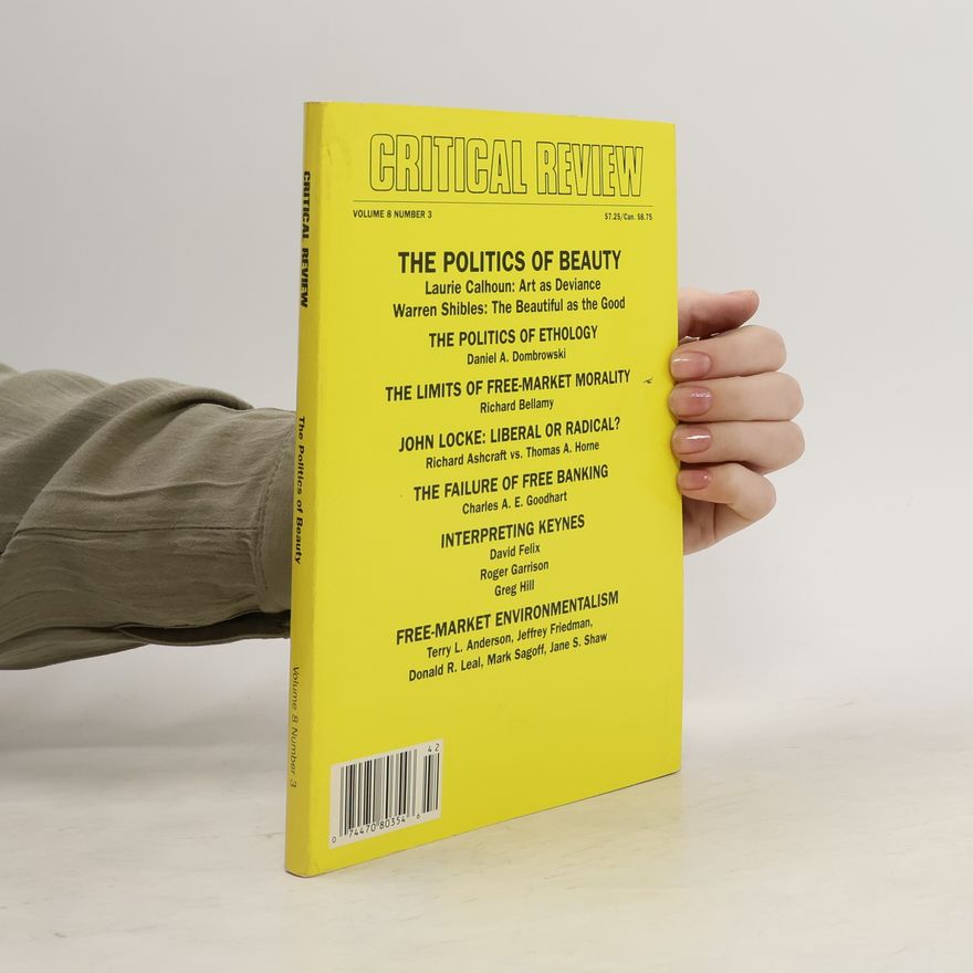 Various authors Critical Review Vol. 8, N. 3