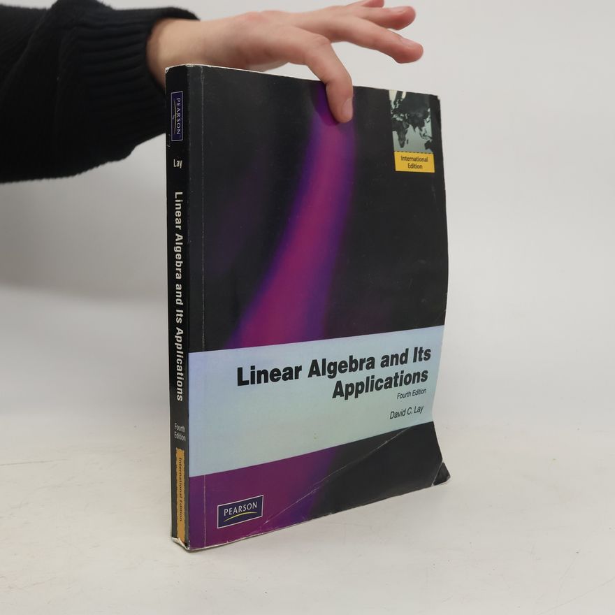 David C. Lay Linear Algebra and Its Applications