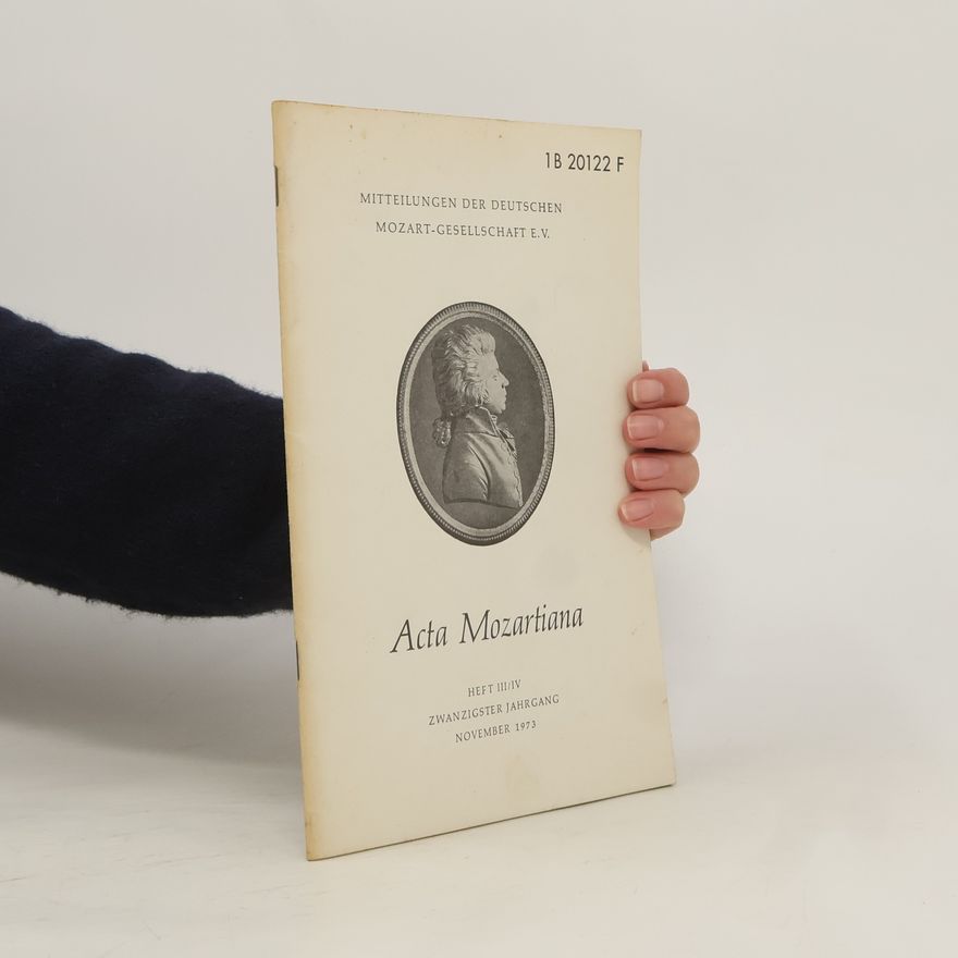 Autorenkollektiv Acta Mozartiana Heft III-IV.
