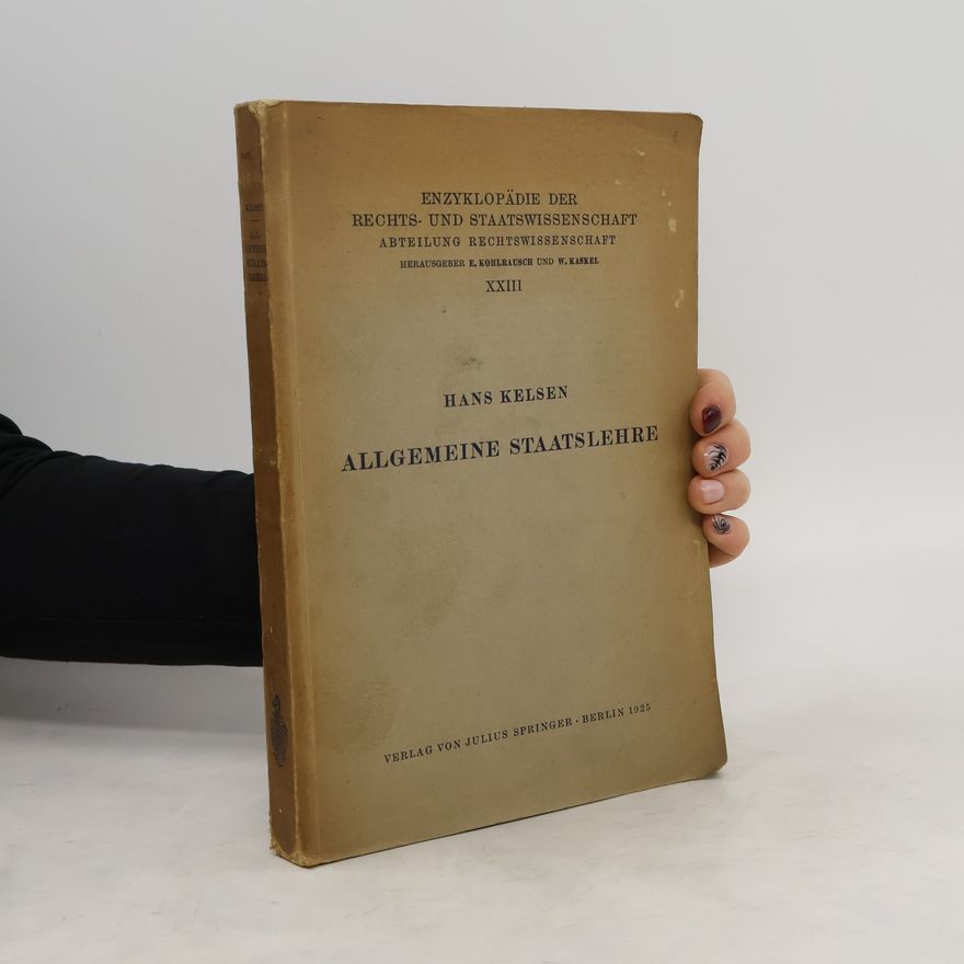 Hans Kelsen Allgemeine Staatslehre