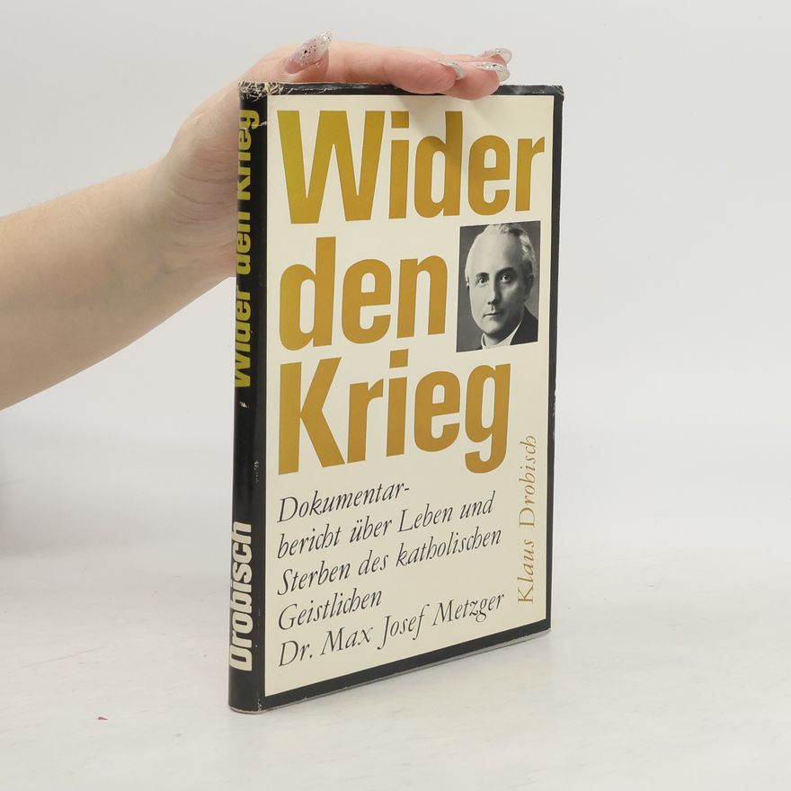 Klaus Drobisch Wider den Krieg