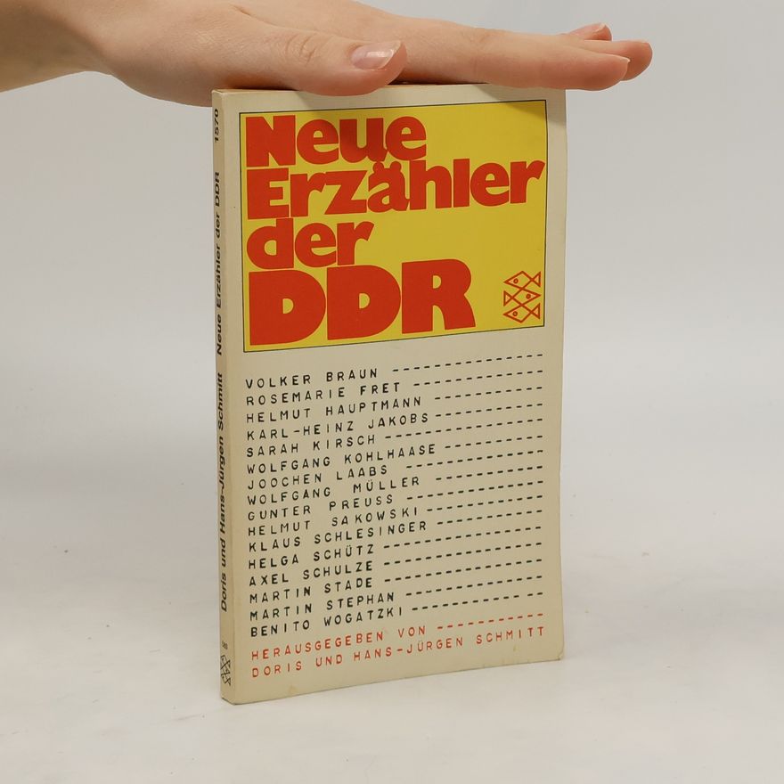 Doris Schmitt Neue Erzähler der DDR.