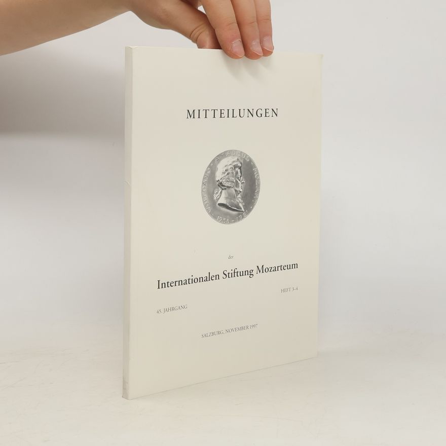 Autorenkollektiv Mitteilungen der Internationalen Stiftung Mozarteum