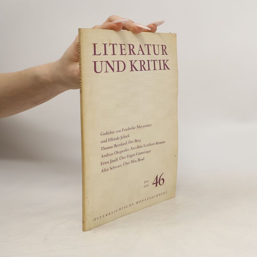 Various authors Literatur und Kritik 46. 6//1970