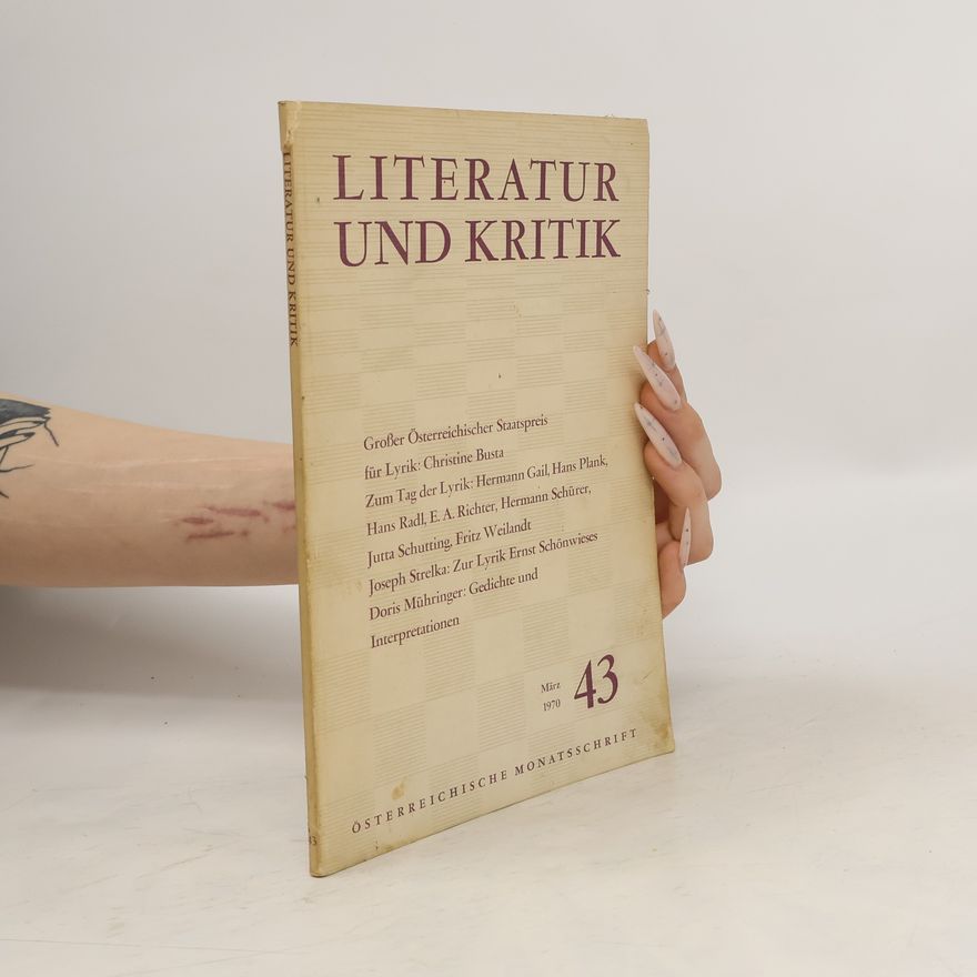 Various authors Literatur und Kritik 43