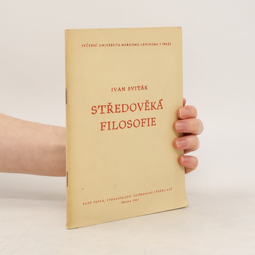 Ivan Sviták Středověká filosofie