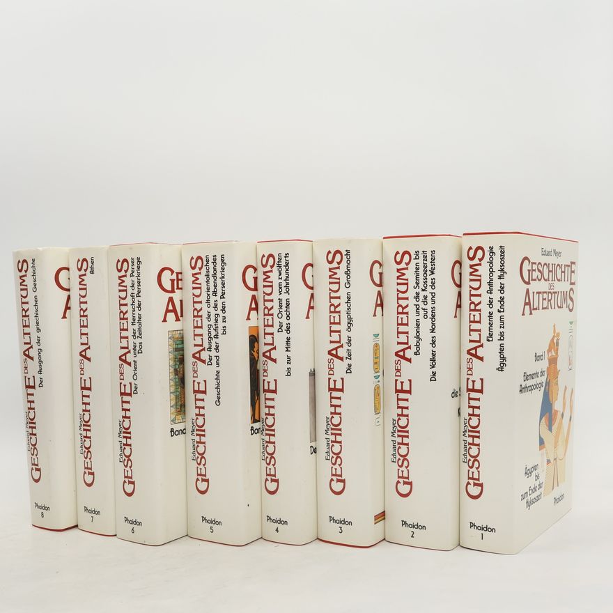 Eduard Meyer Geschichte des Altertums 1-8.