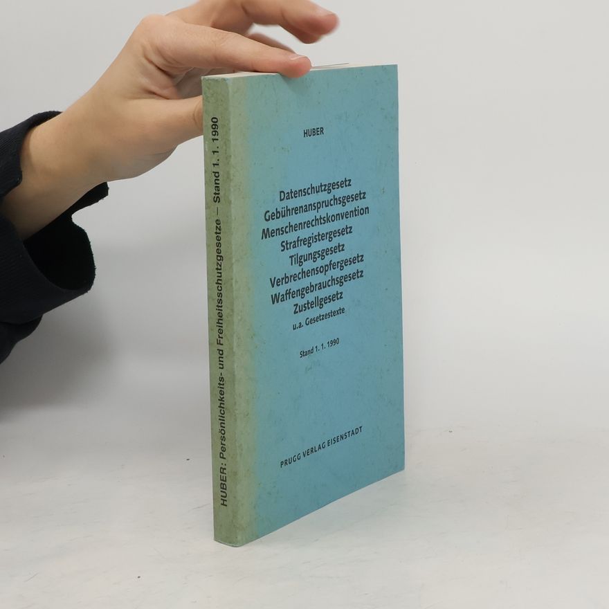 Autorenkollektiv HOREN Persmunchhens-und Prometsschutzgesetze Stand