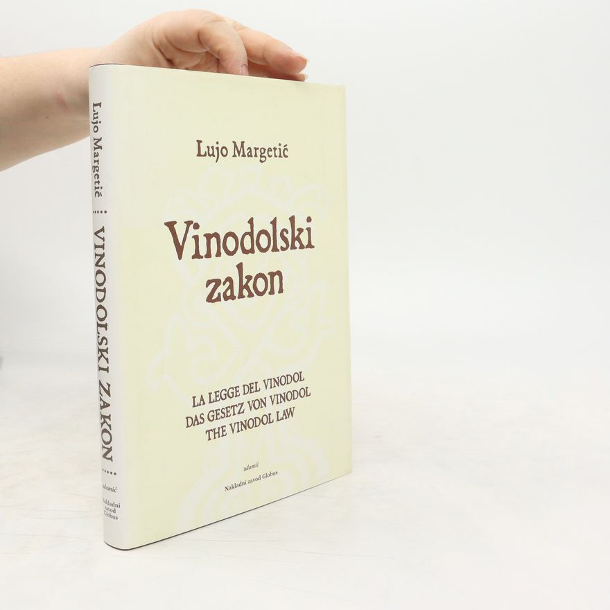 Lujo Margetić Vinodolski zakon