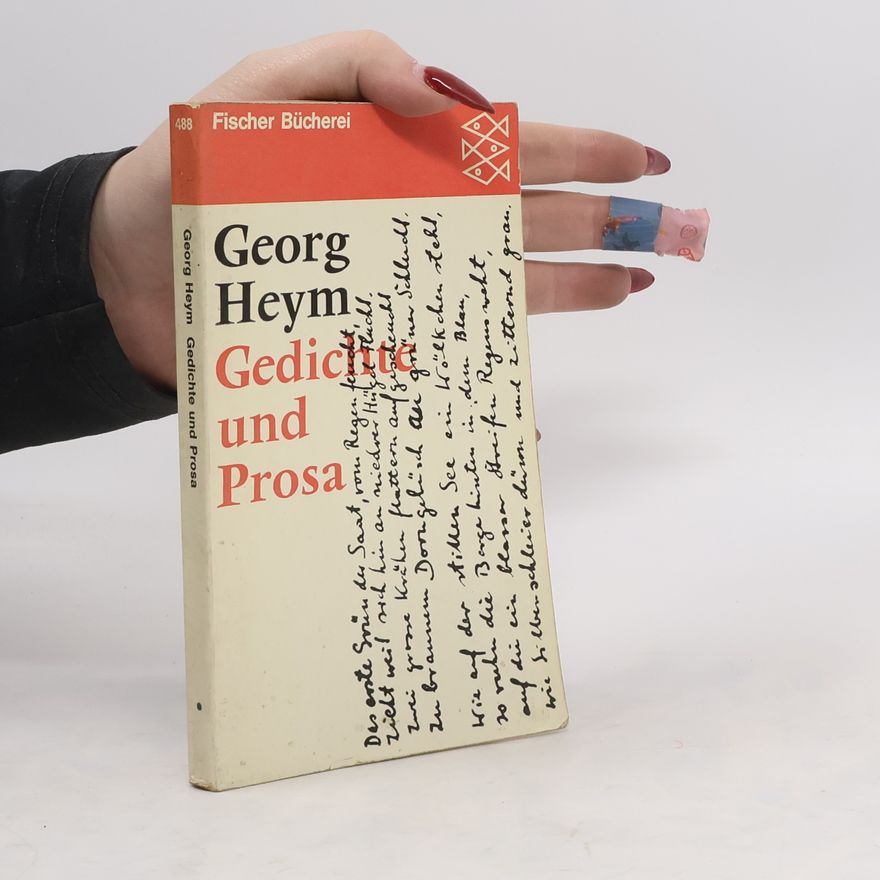 Georg Heym Gedichte und Prosa