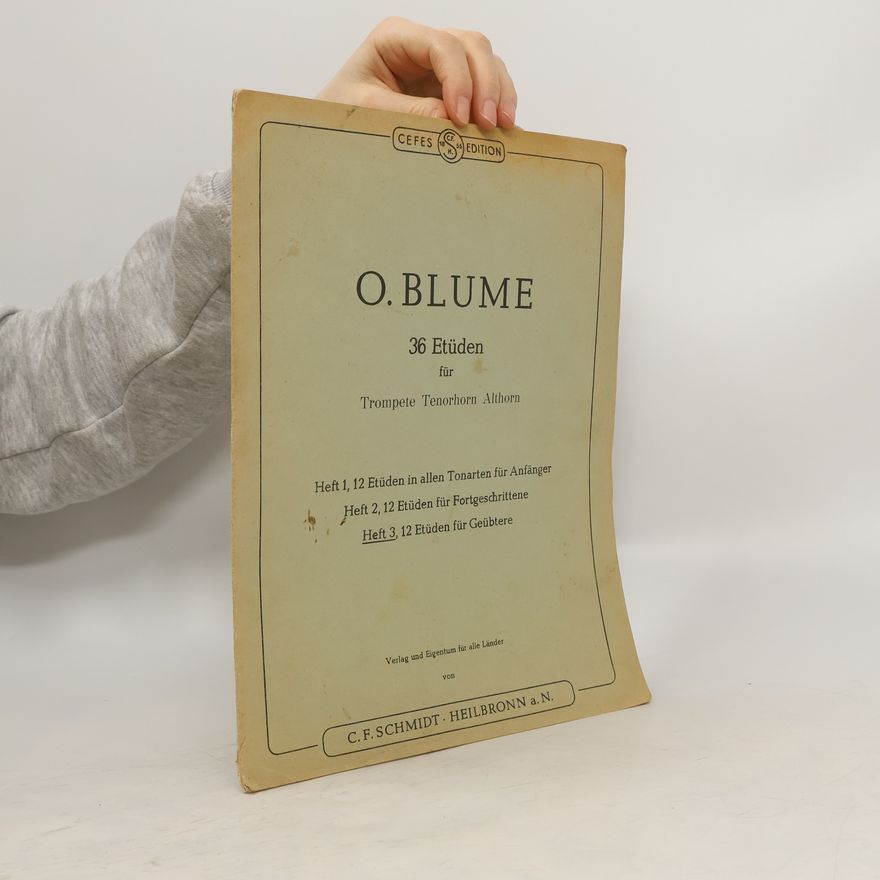 Kolektiv autorů O. Blume. 36 Etüden