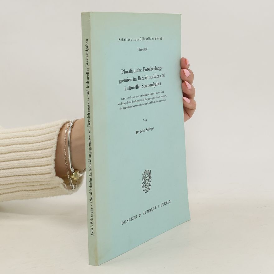 Edith Schreyer Schriften zum Öffentlichen Recht. Band 428-