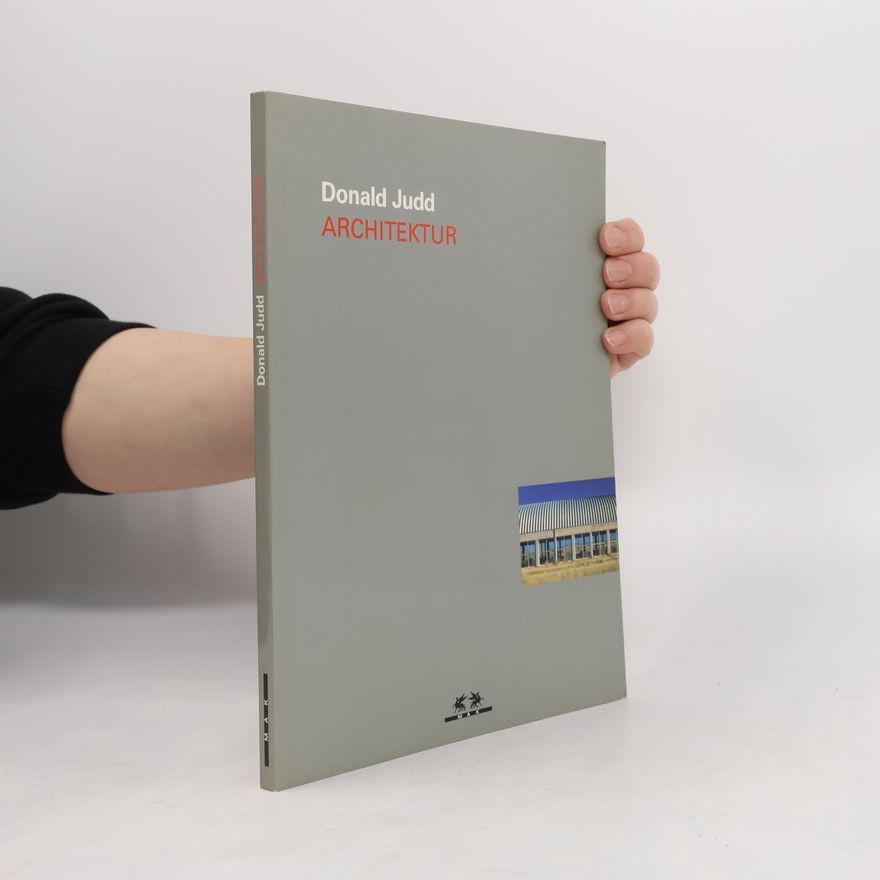 Donald Judd Donald Judd