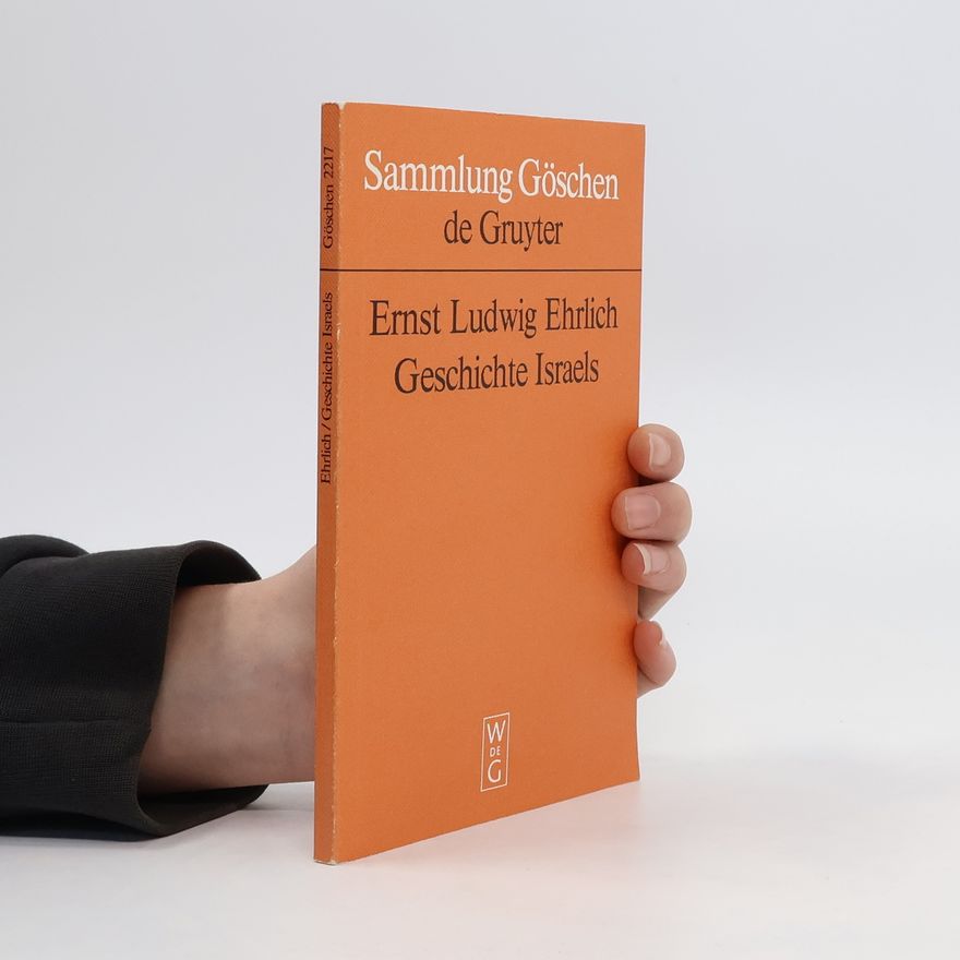 Ernst Ludwig Ehrlich Geschichte Israels