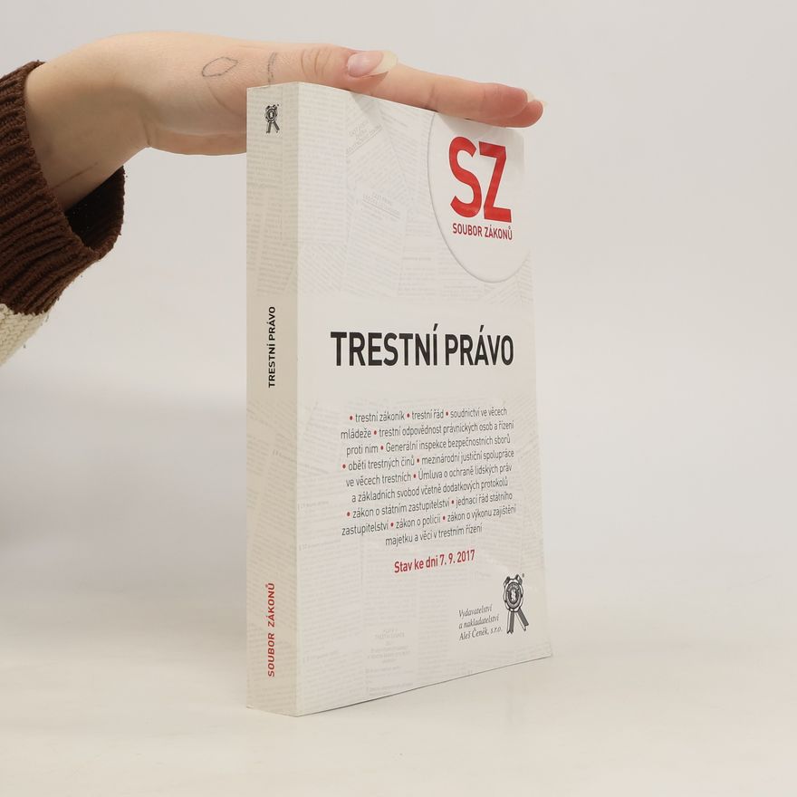 Kolektiv autorů Trestní právo (soubor zákonů)