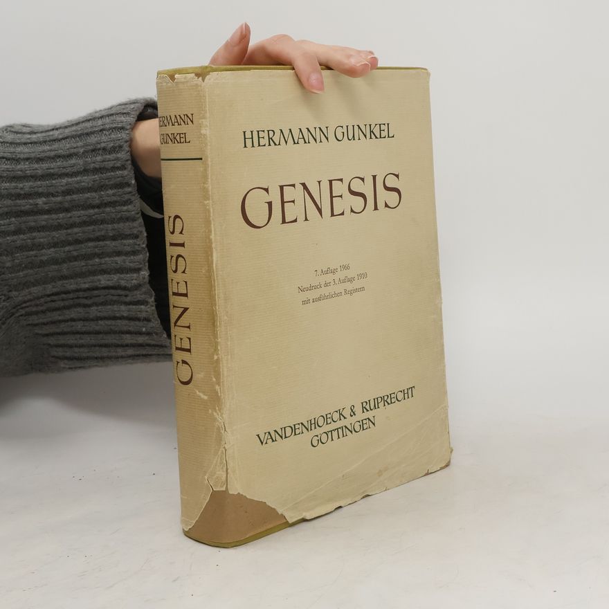 Hermann Gunkel Genesis