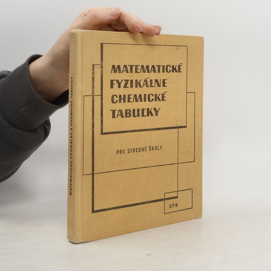 Autorenkollektiv Matematické fyzikálne a chemické tabuľky pre stredné školy