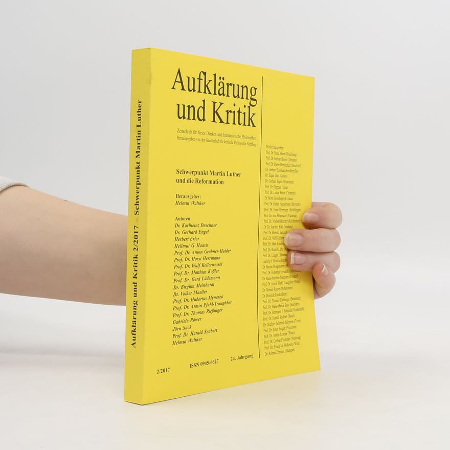 Various authors Aufklärung und Kritik 2/2017