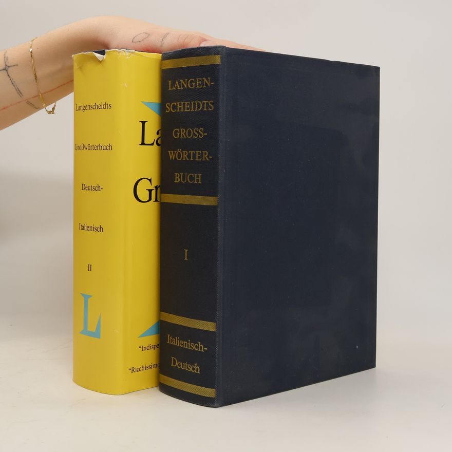 Autorenkollektiv Langenscheidt Großwörterbuch Deutsch - Italienisch. I.-II.