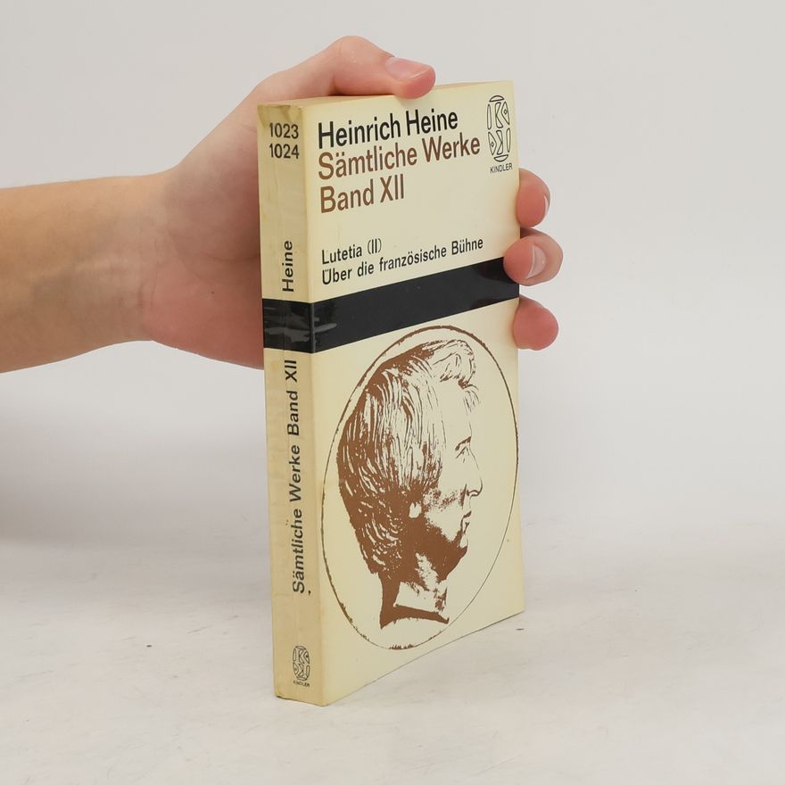 Heinrich Heine Sämtliche Werke Band XII