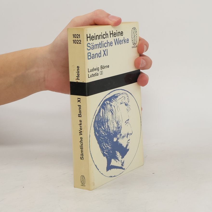 Heinrich Heine Sämtliche Werke Band XI