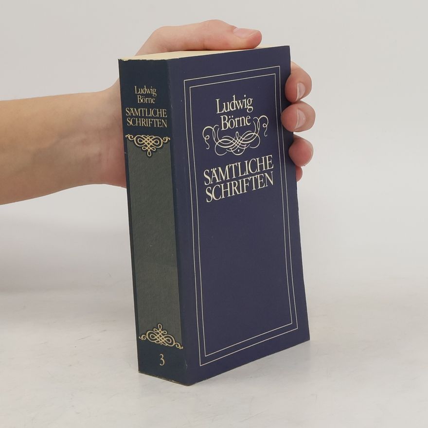 Ludwig Börne Sämtliche Schriften 3