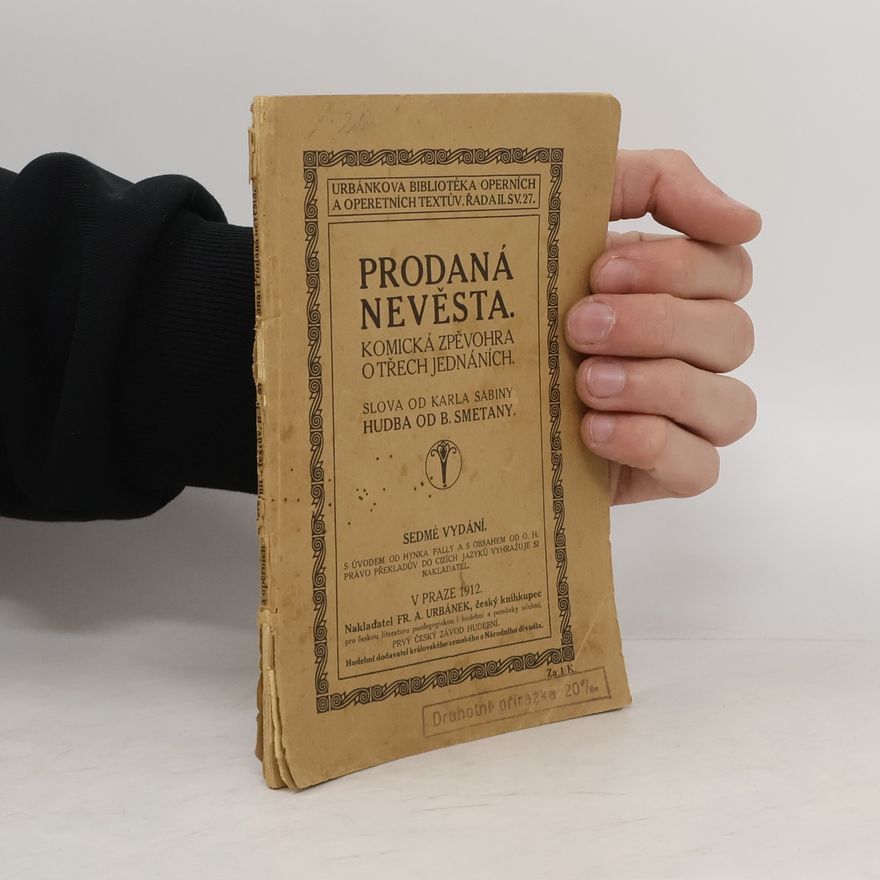 Bedřich Smetana Prodaná nevěsta