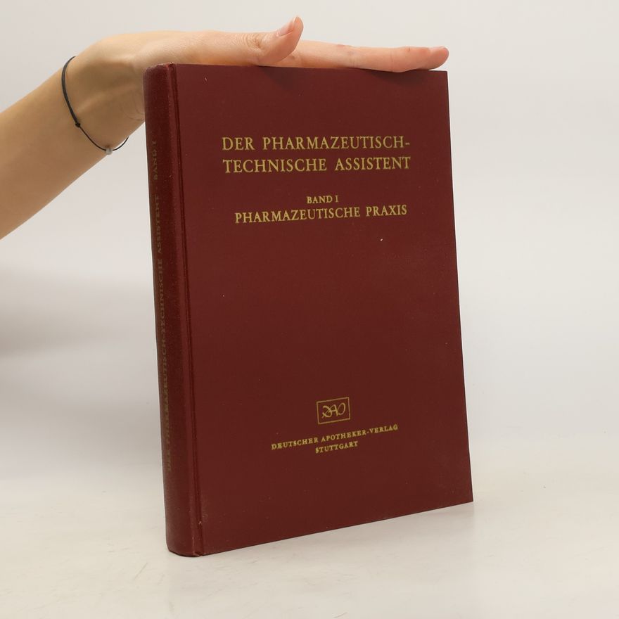 Hartmut Derendorf Der pharmazeutisch-technische Assistent 1