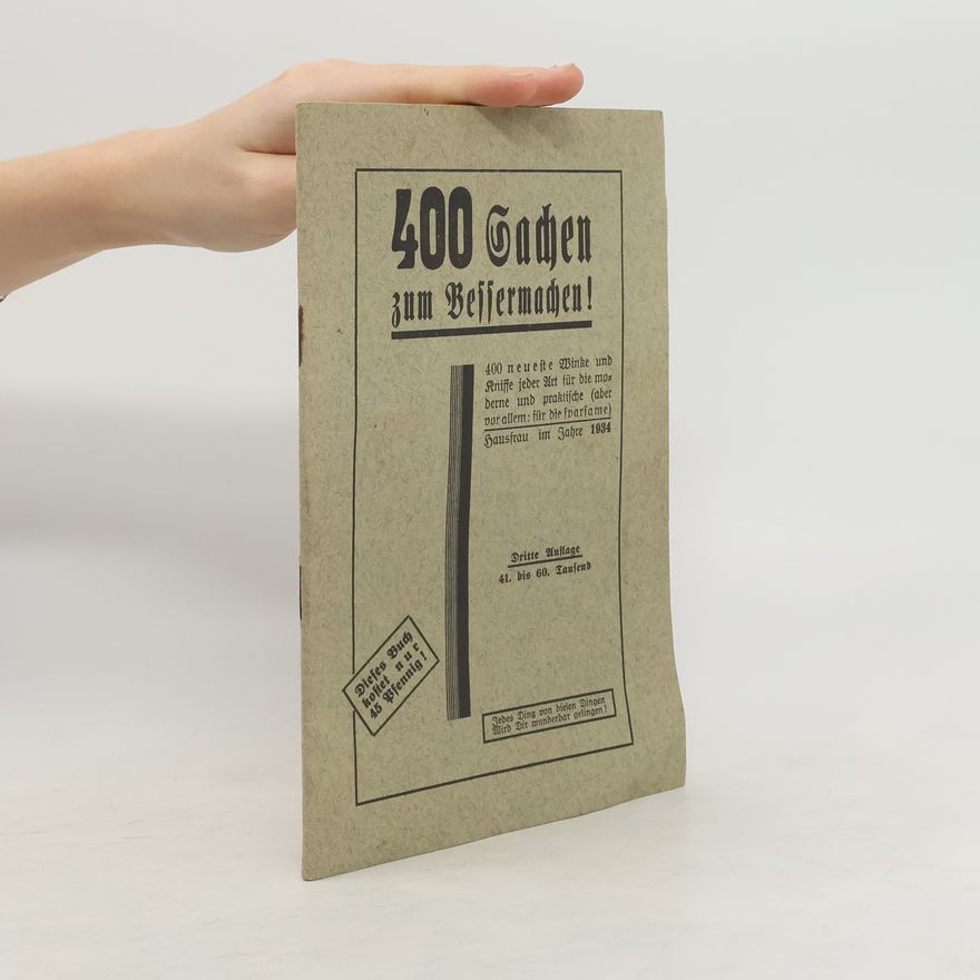 Various authors 400 Sachen zum Bessermachen!