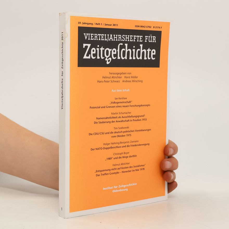 AA.VV. Vierteljahrshefte für Zeitgeschichte 1/2011