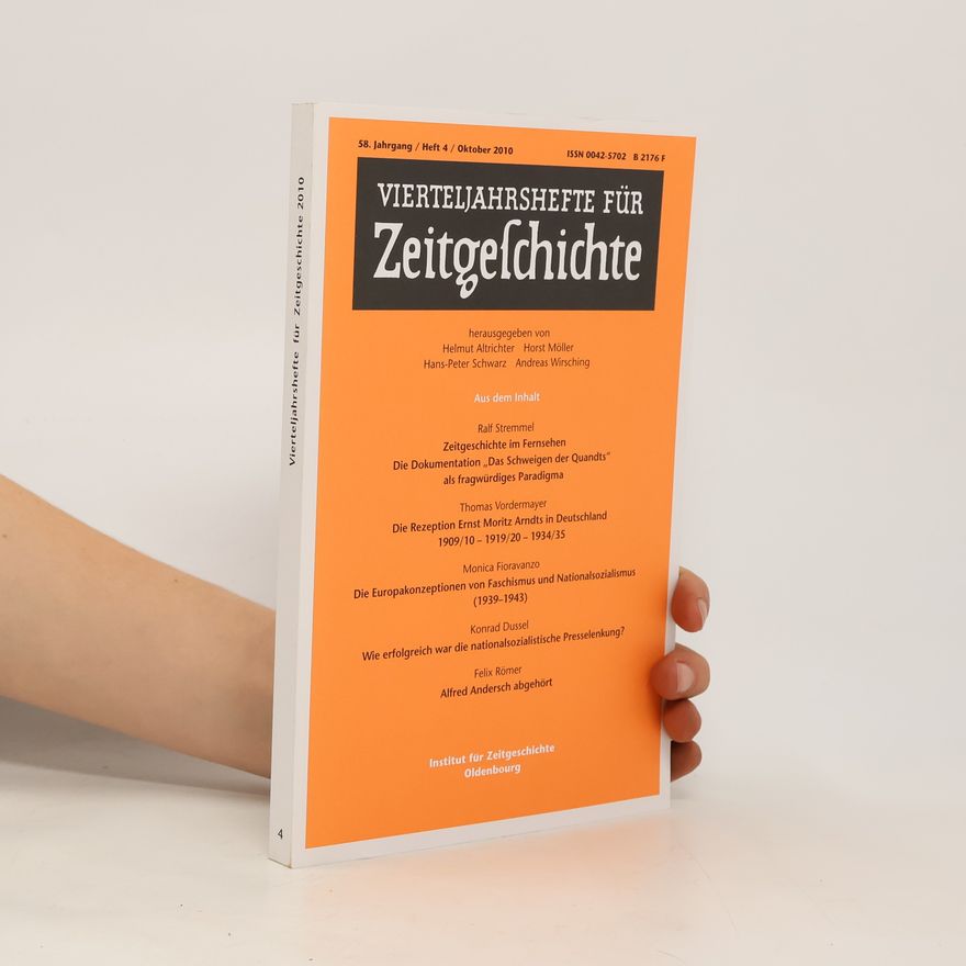 Autorenkollektiv Vierteljahrshefte für Zeitgeschichte 10/2010