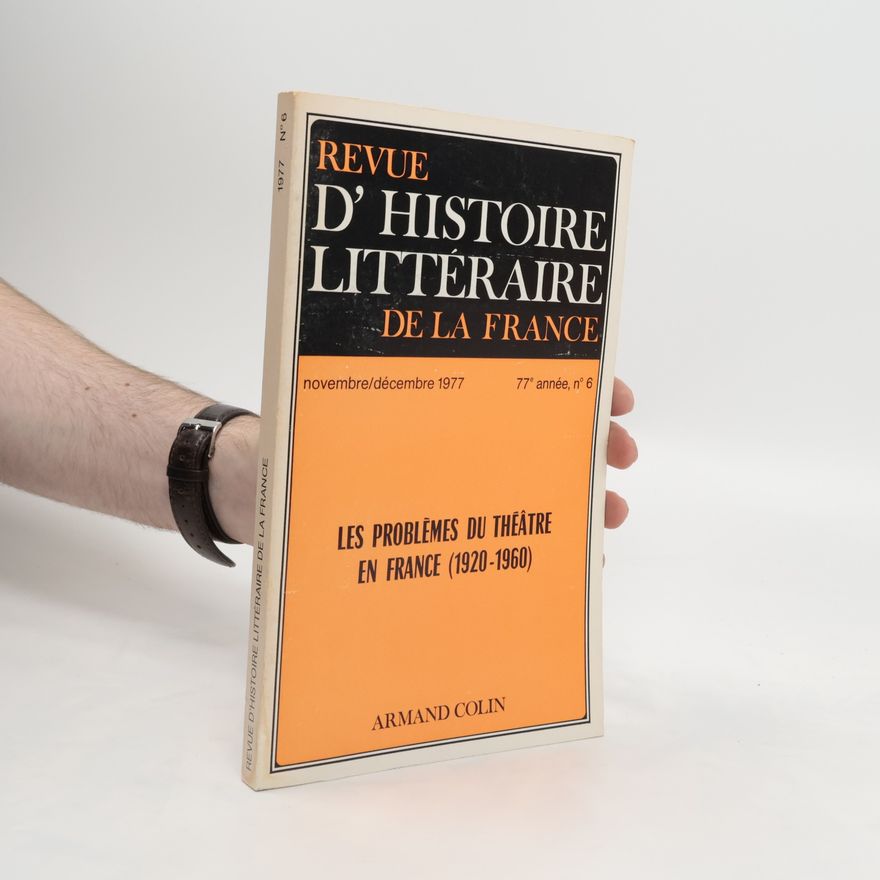 Kolektiv autorů Revue d'histoire littéraire de la France 11-12/1977