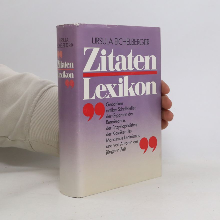Ursula Eichelberger Zitaten Lexikon