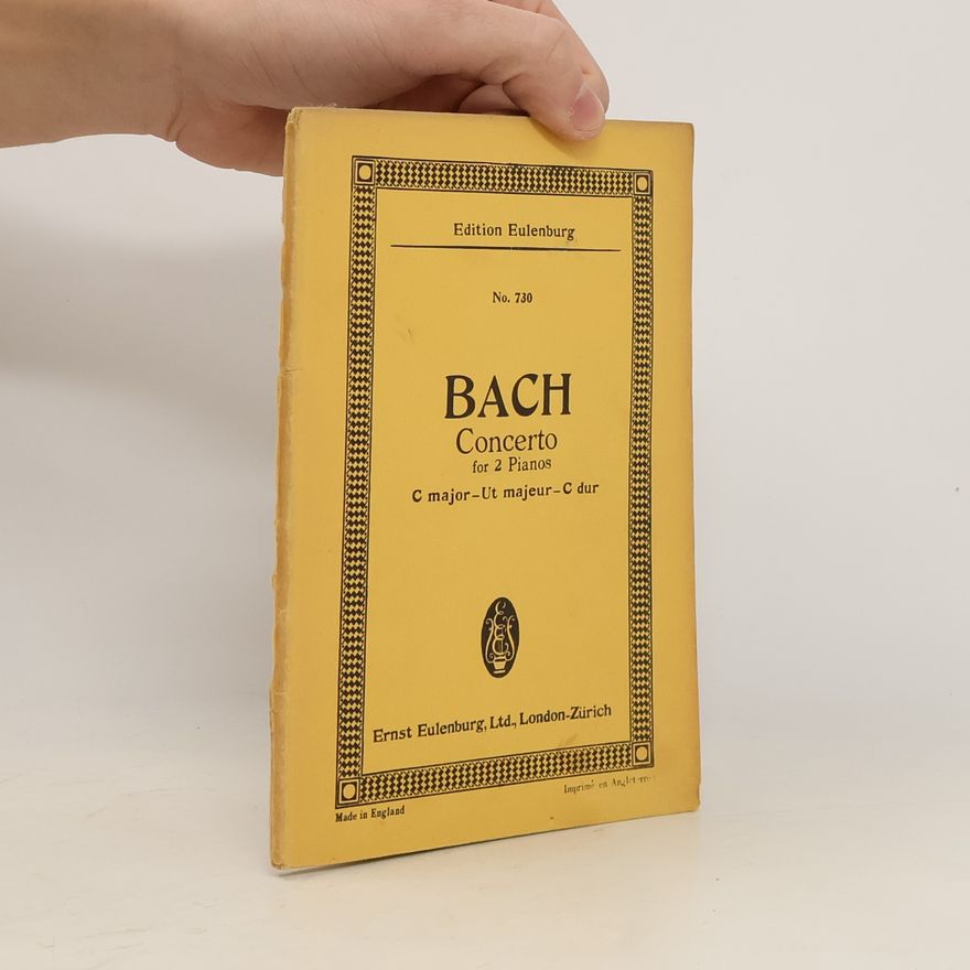 Johann Sebastian Bach Bach. Concerto for 2 Pianos