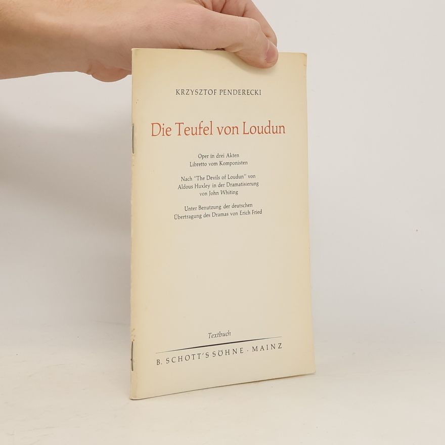 Krzysztof Penderecki Die Teufel von Loudun