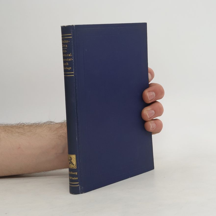 Oskar Schultz-Gora Altprovenzalisches Elementarbuch