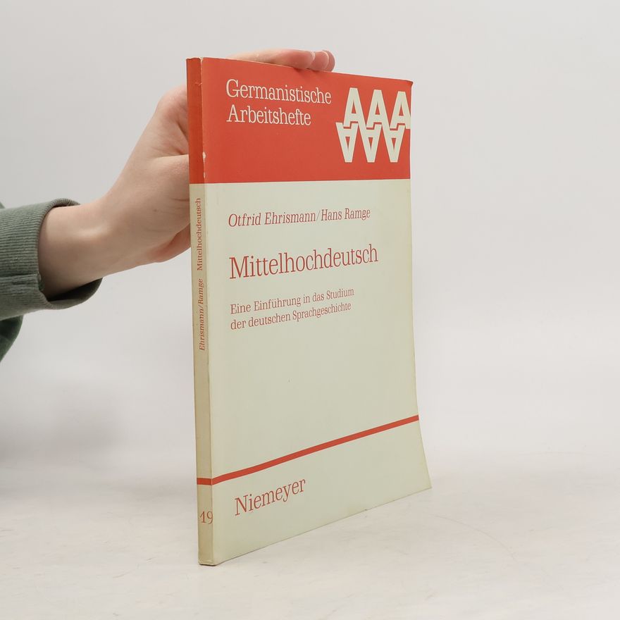 Otfrid Ehrismann Mittelhochdeutsch