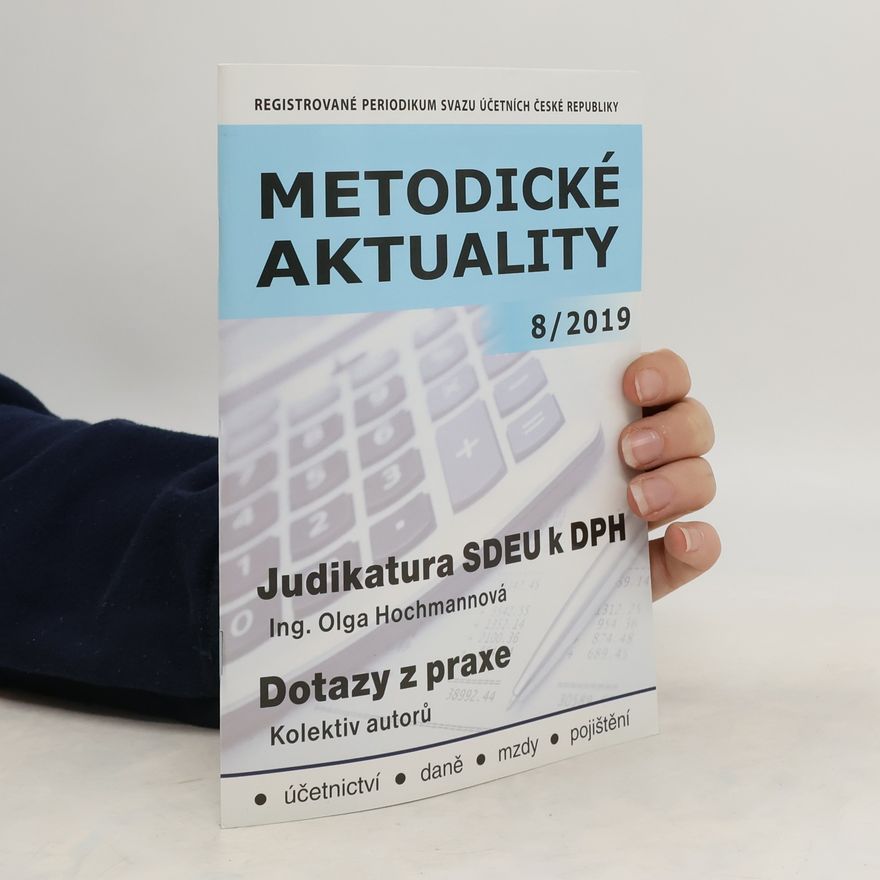 Kolektiv autorů Metodické aktuality 8/2019
