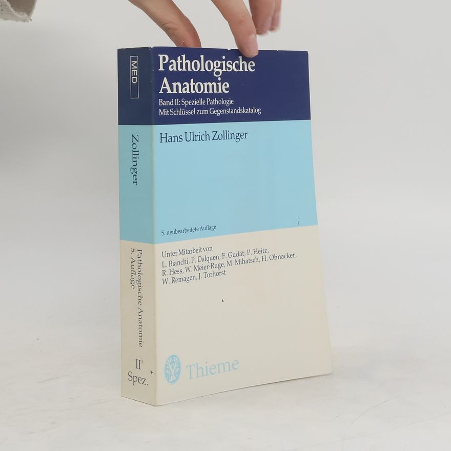 Hans Ulrich Zollinger Spezielle Pathologie
