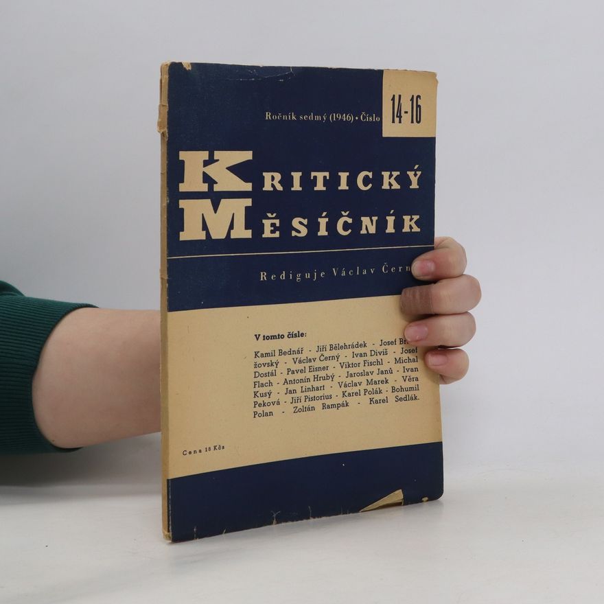 Václav Černý Kritický měsíčník 14-16