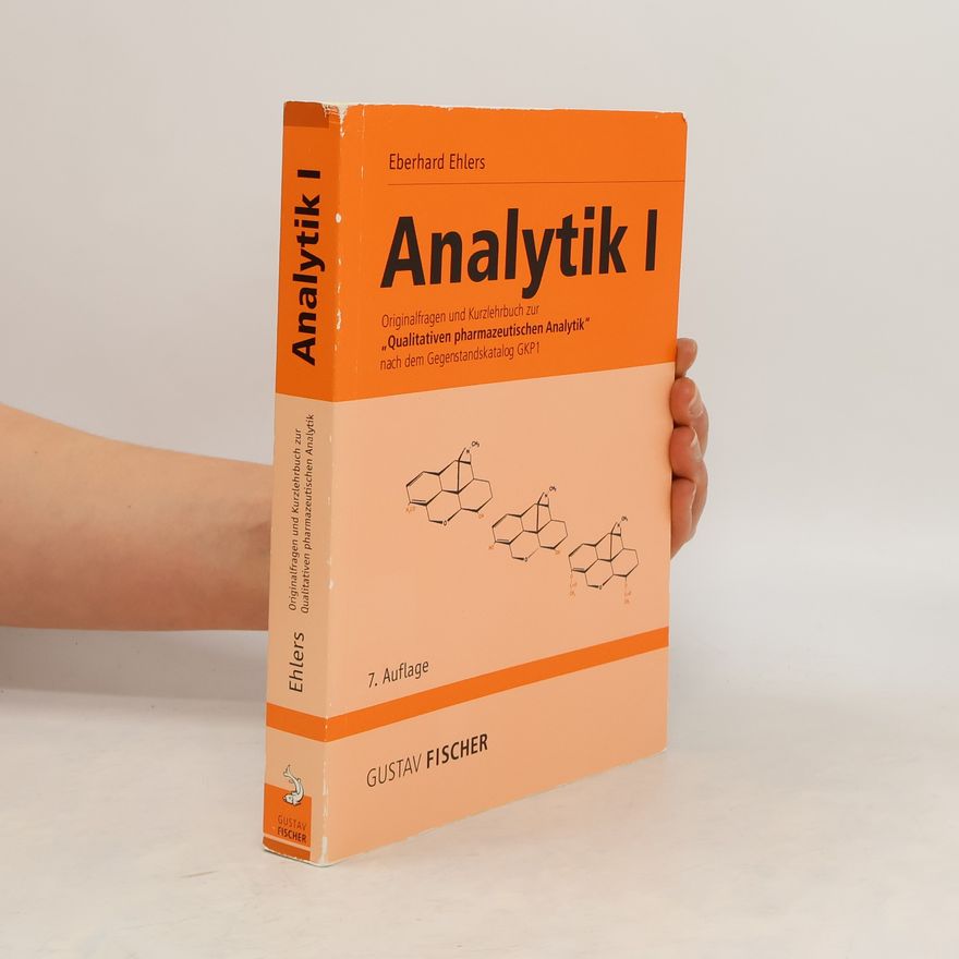 Eberhard Ehlers Pharmazeutische Analytik 1