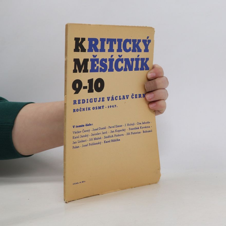 Václav Černý Kritický měsíčník 9-10