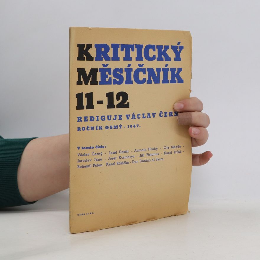 Various authors Kritický měsíčník 11-12