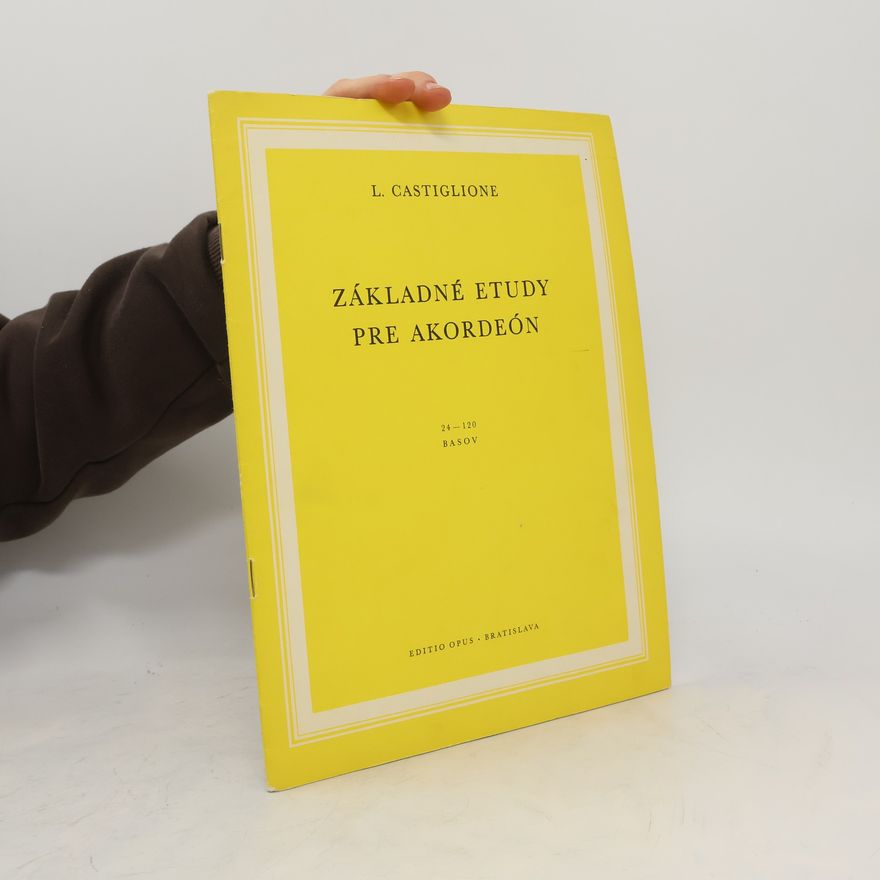Ladislav Castiglione Základné etudy pre akordeón